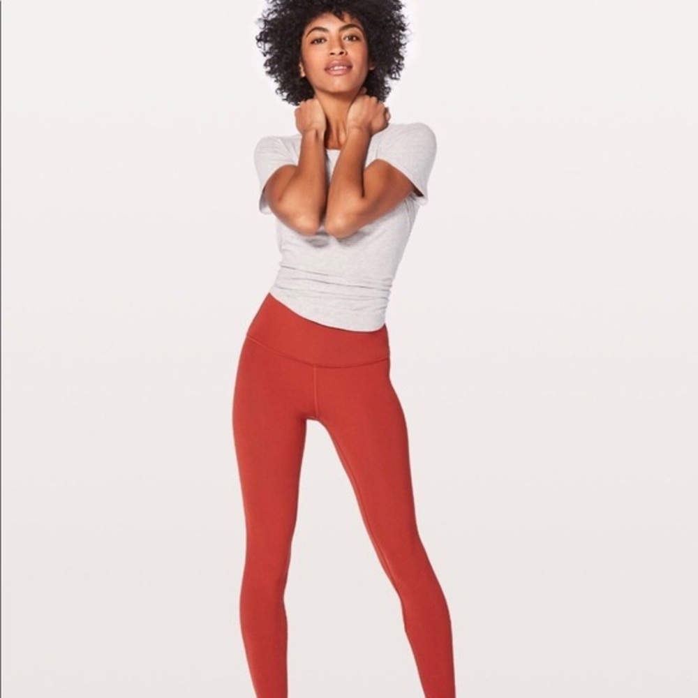 Lululemon Wunder Tight Mid Rise Bonfire 8